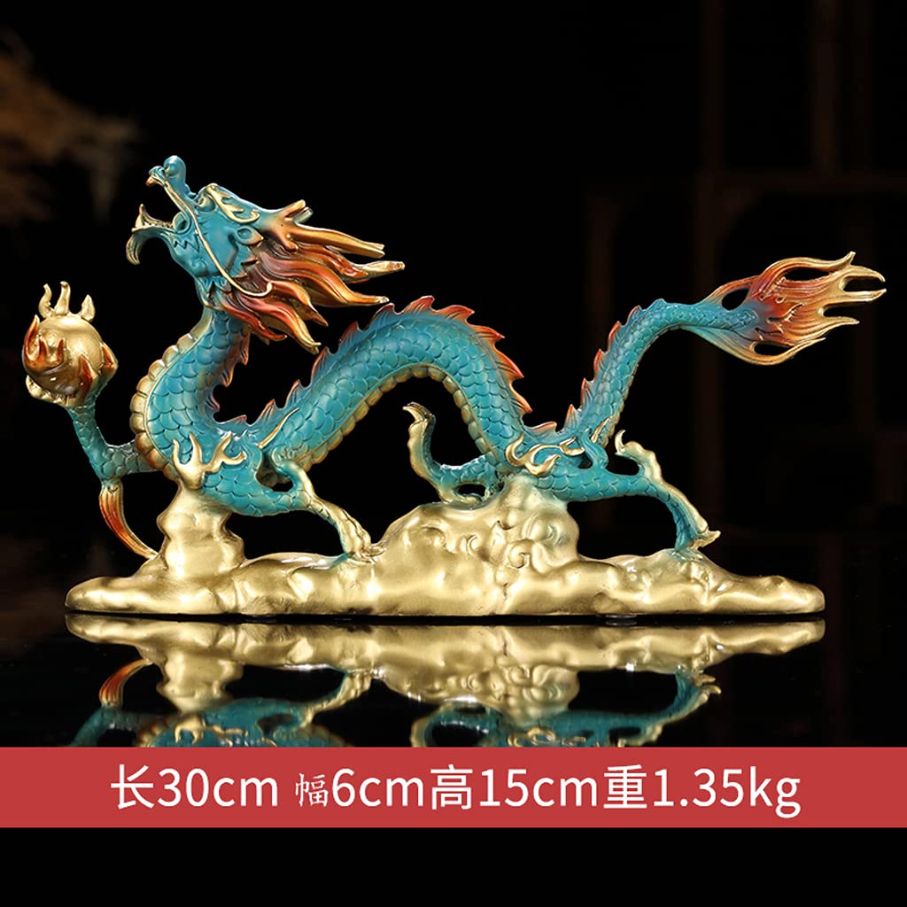 銅製 開運 五爪 風水龍王像 開運風水龍置物 新品 激安価額 SL053 龍 銅製 開運 五爪風水龍王像 銅製開運龍 新品 SL053