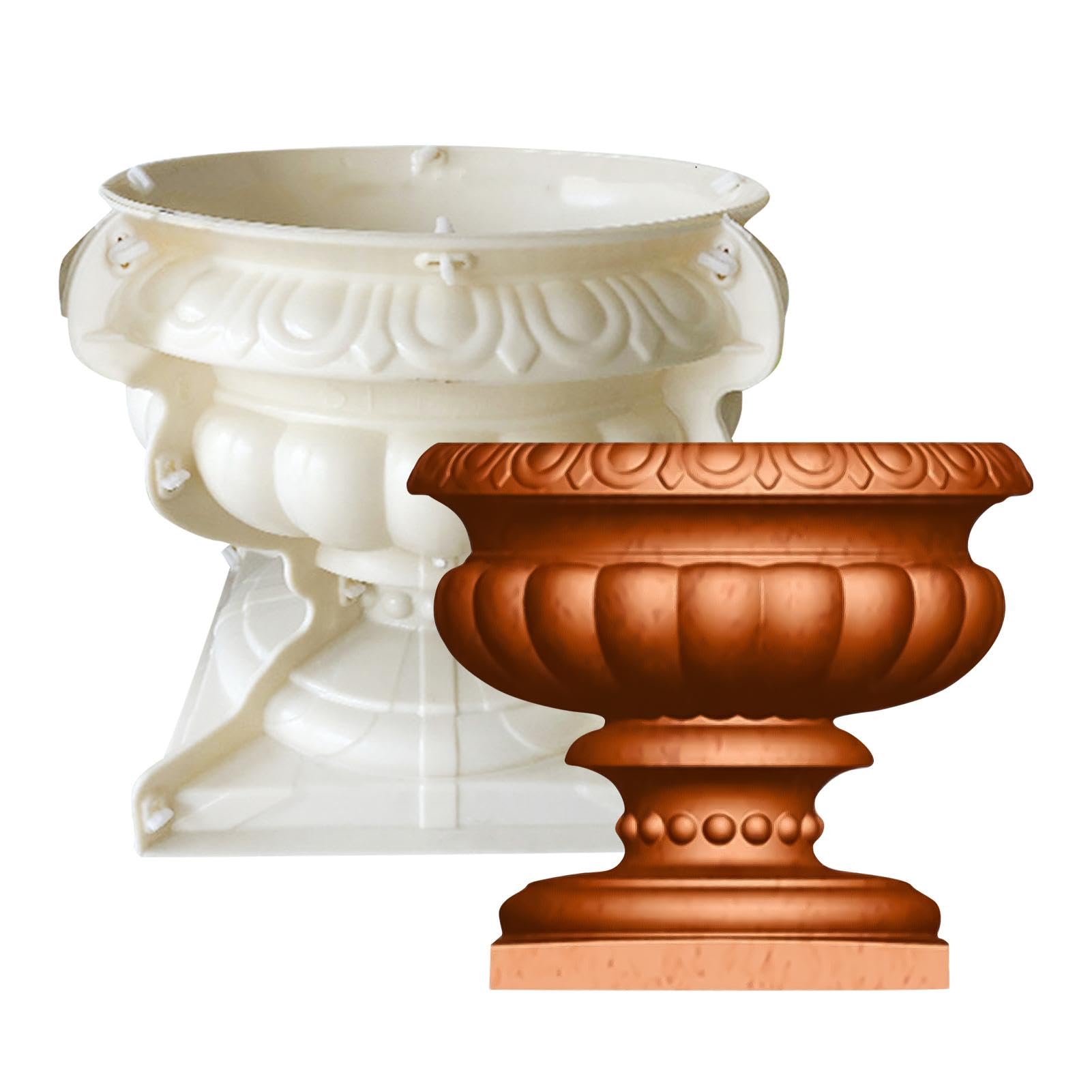 Forma Bonsai, betonowa forma do sadzarki, forma do sadzarki ogrodowej, forma do doniczki na kwiaty, ręcznie robiona forma rzemieślnicza, betonowa forma do doniczki, forma