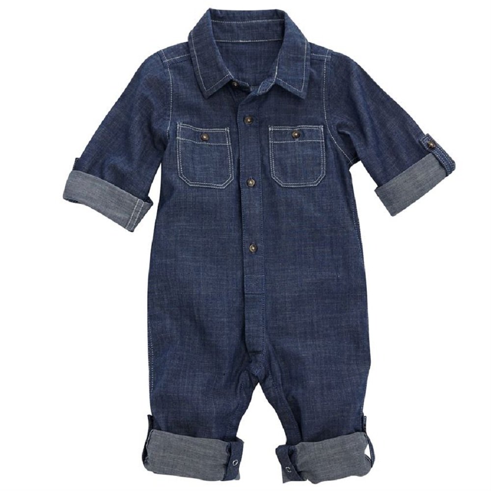 Mud Pie Chambray One-Piece (0-6 Months)