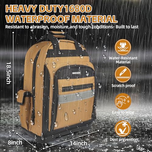 XINHESDEN Heavy Duty Backpack