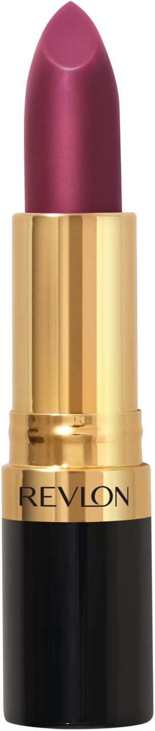 Revlon Super Lustrous Lipstick, Creamy Formula For Soft, Fuller-Looking Lips, Moisturized Feel, Plum Velour (850), 0.15 oz