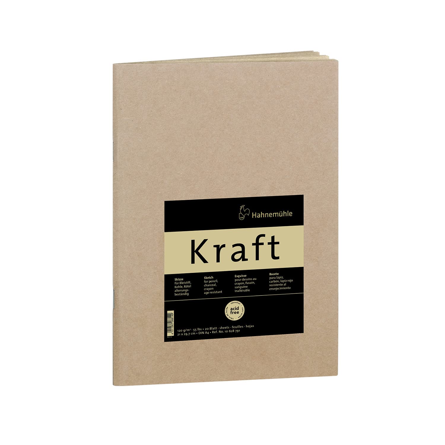 Sketch Book Kraft Paper 120 g/m², DIN A4, 20 Sheets