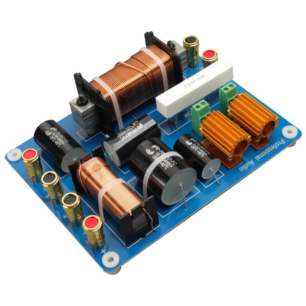 Divisore di Frequenza Professionale Crossover per Altoparlanti A Due Vie da 1500 W per Prestazioni Palco Singolo per Altoparlante Singolo da 15 Pollici e 18 Pollici