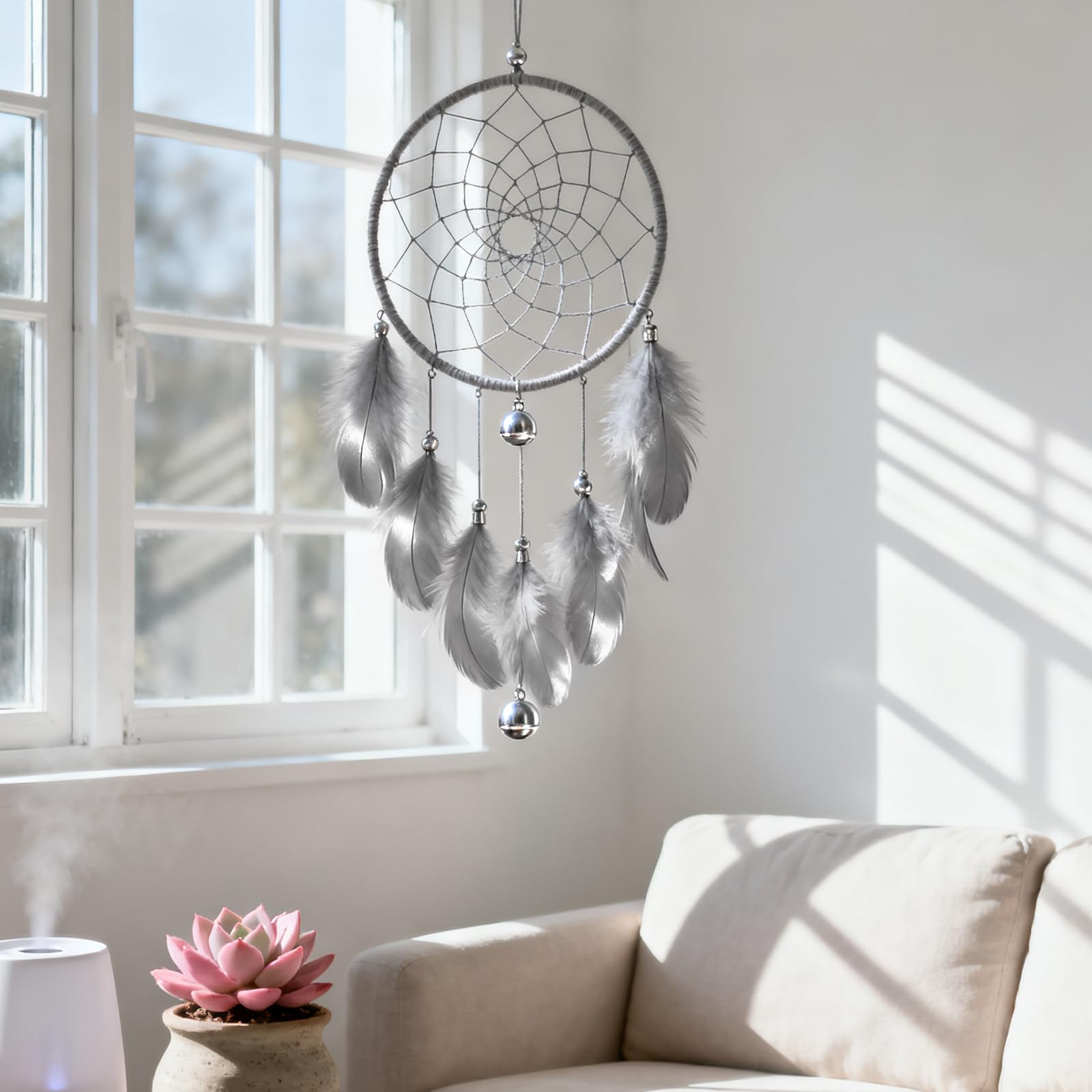 Mbsomnus Feathers for Crafting 600 Pcs Gray Feathers Natural Craft Feathers 5-12 cm Feathers for DIY Crafts Dream Catcher Earrings Headdress Feather Flowers Wedding Party Holiday Decoration - Image 3
