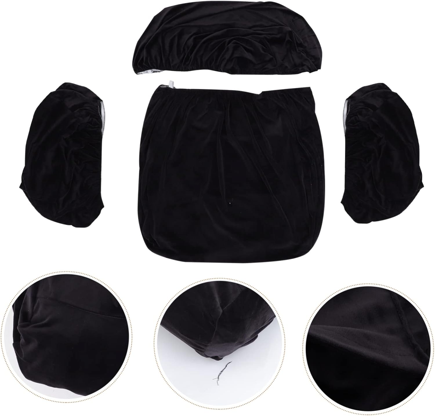 Cabilock High Stretch Recliner Chair Cover Full Coverage Velvet Slipcover Thick Soft Recliner Protector for Home Use Non-Slip Easy to Install