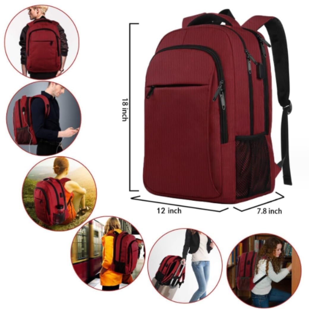 Borsa Portatile Zaino Per Laptop Per Uomo E Donna Zaini Scolastici Per Da Viaggio Per Ragazzi Adolescenti Viaggio Porta Pc