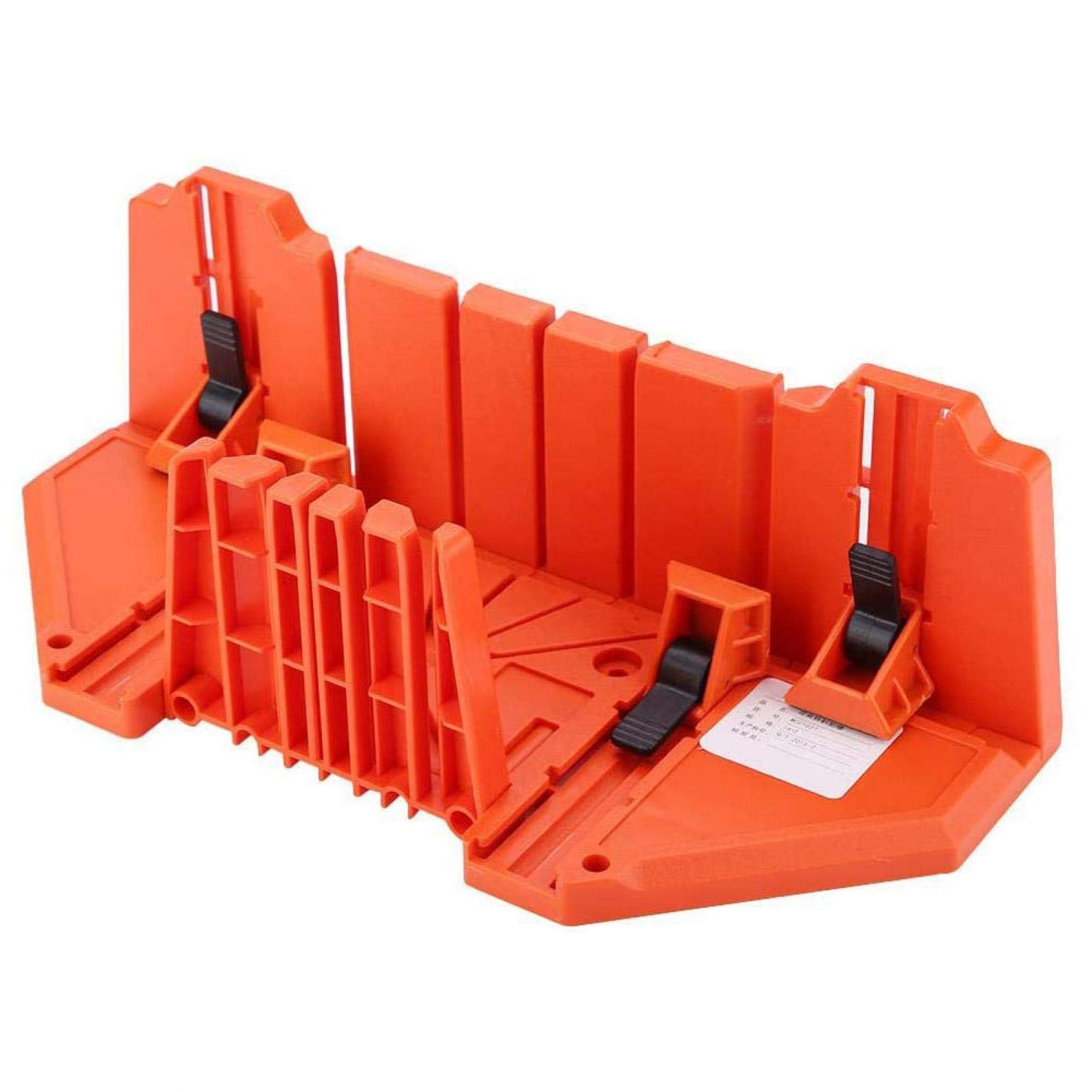Caja de inglete de sierra, herramienta de hardware Caja de inglete de sujeción de corte de madera Plástico para balancear la sierra para ventanas saledizas