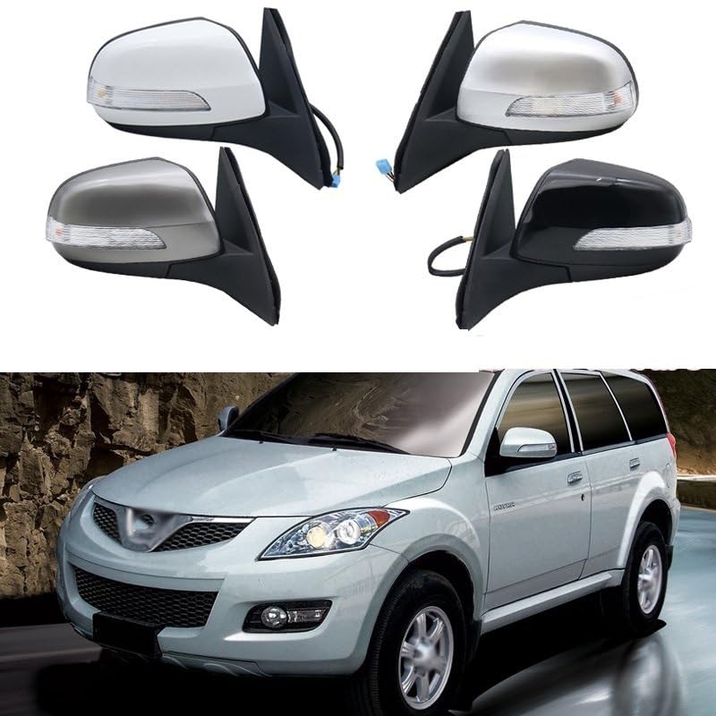 Ensemble de rétroviseur avec miroir ajustable et clignotant de sécurité pour Haval 5 - 2