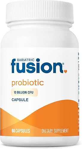 Bariatric Fusion Cápsula probiótica | Vitamina bariátrica fácil de tragar | 10 mil millones de UFC | Bacillus coagulans | Apoya la salud digestiva e