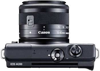 Canon EOS M200 15-45mmレンズ付 Amazon Canada: Canon EOS M200 Mirrorless Digital Camera with 15
