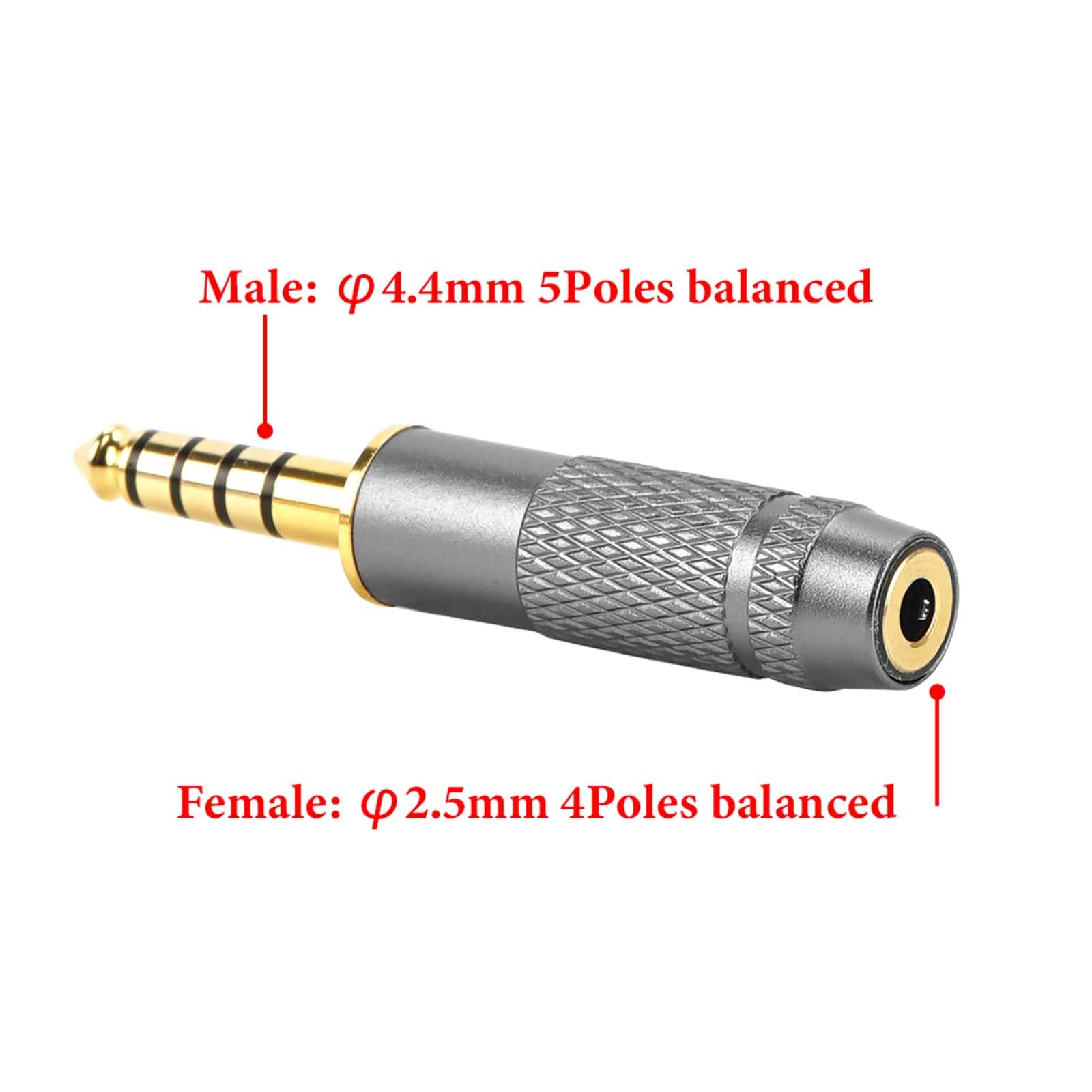 4.4mm5極 - 3.5×2 PHA-3 TA-ZH1ES 変換 102SSC