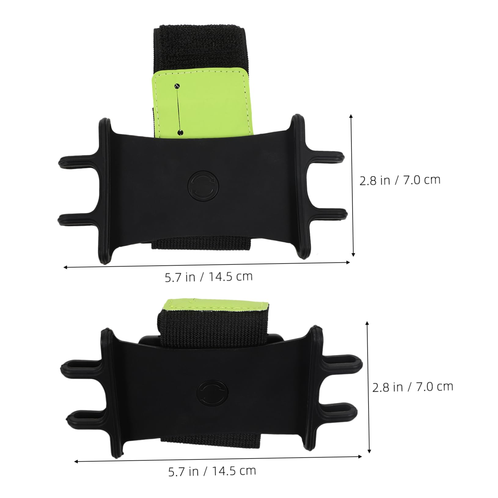 ULTECHNOVO 10pezzi Porta Smartphone Da Corsa Con Supporto e Rotazione Bracciale Sportivo Per Allenamento e Ciclismo Material e Facile Da Installare