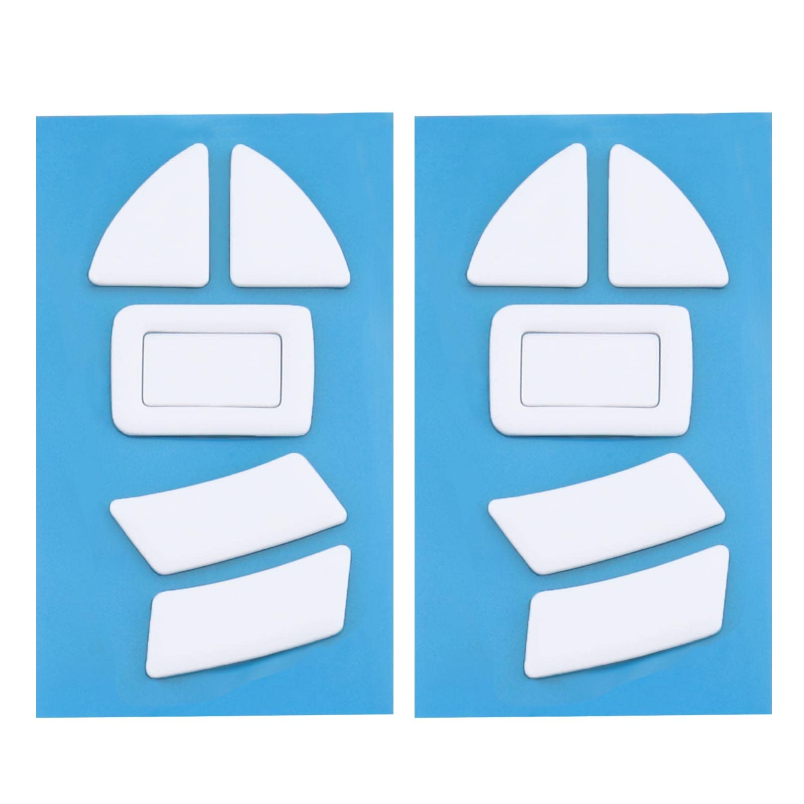 ECSiNG 2 Set Mouse Skates Feet Replacement Compatible with Razer Viper Ulti-mate Wireless Mouse PTFE Mouse Feet Skates Pads 0.7mm/0.03inch White