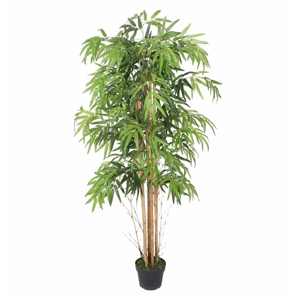 AYCDL Artificial Tree Plants Artificial Bamboo Silk Tree Green Fake Tree Fake Plants Indoor Outdoor Home Decorative Decoration Artificial Tree,Green-150cm