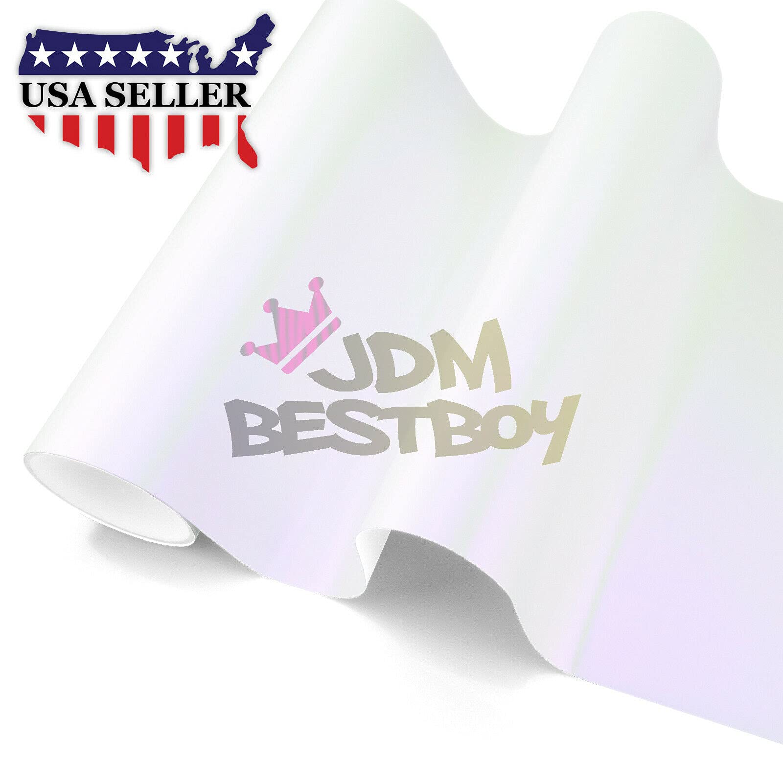 Free Tool Kit Matte Pearl White to Purple Car Vinyl Wrap Self Adhesive Sticker Decal Sheet with Air Release Channel 60