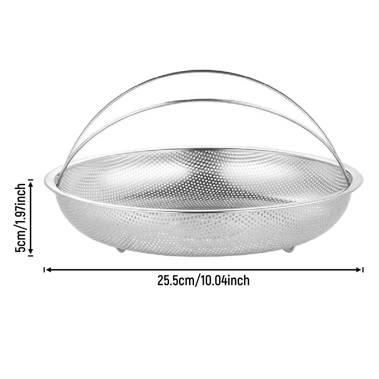 ATORSE Stainless Steel Steamer Basket Fine Holes Design Rice Washer Steaming Basket L Inner Handle|Home & Garden|Kitchen Dining & Bar|Small Kitchen Appliances|Cookers & Steamers 2