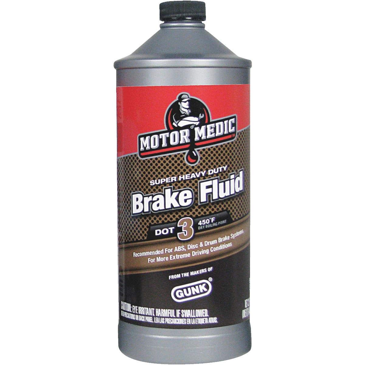 Amazon.com: Motor Medic M4332 DOT 3 Super Heavy Duty Brake Fluid