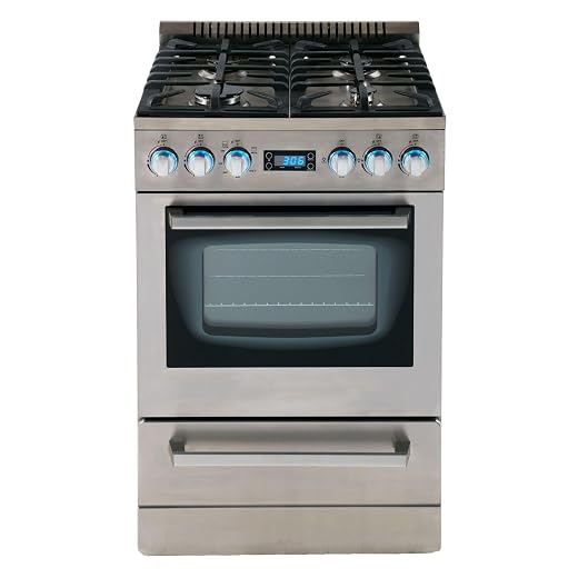 Avanti DGR24P3S DGR24P Elite Series 24" Gas Range Oven, in Stainless Steel