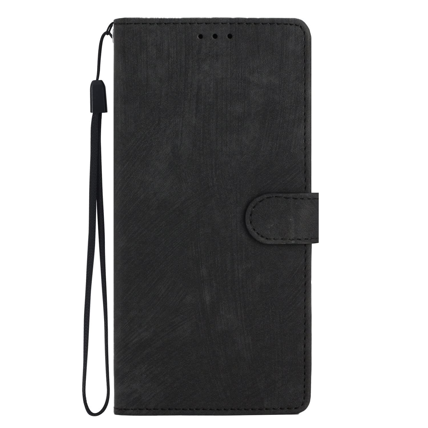 Custodia A Portafoglio In Pelle PU Con Supporto Per Xiaomi Redmi A1 – 3 Slot Per Carte, Chiusura Magnetica, Antiurto, Nera