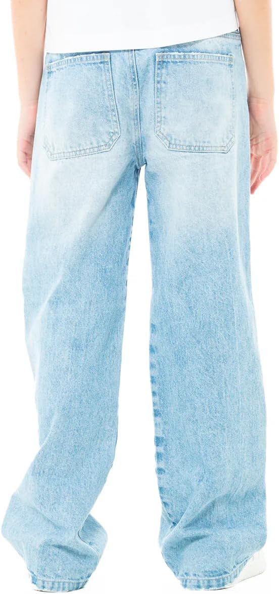 Nauty Blue Basic Bootcut Jeans for Girls High Rise Straight Jean - Teen Jeans for Casual Occasions for Girls Size for Girls