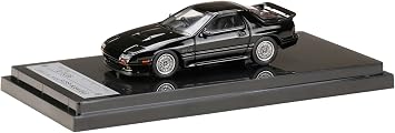 HJ64 1/64 Mazda RX-7 FC3S GT-X Brilliant Black, Finished Product