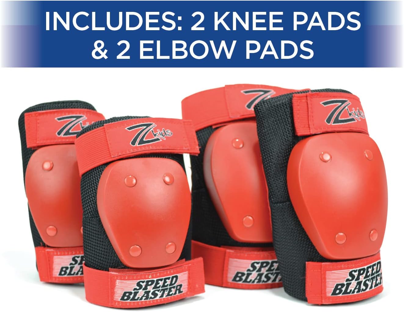 ZEFAL Speed Blaster Bike Pad Set (Engine Noises/Look, Elbow and Knee Pads)