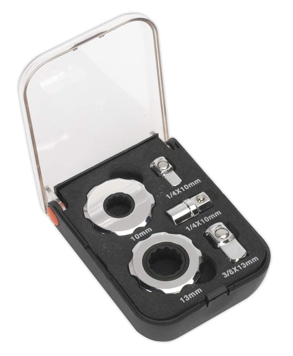 Cliquet de paume Sealey AK6959 lot de 5 pièces pour serrage en zone étroite et mécanique