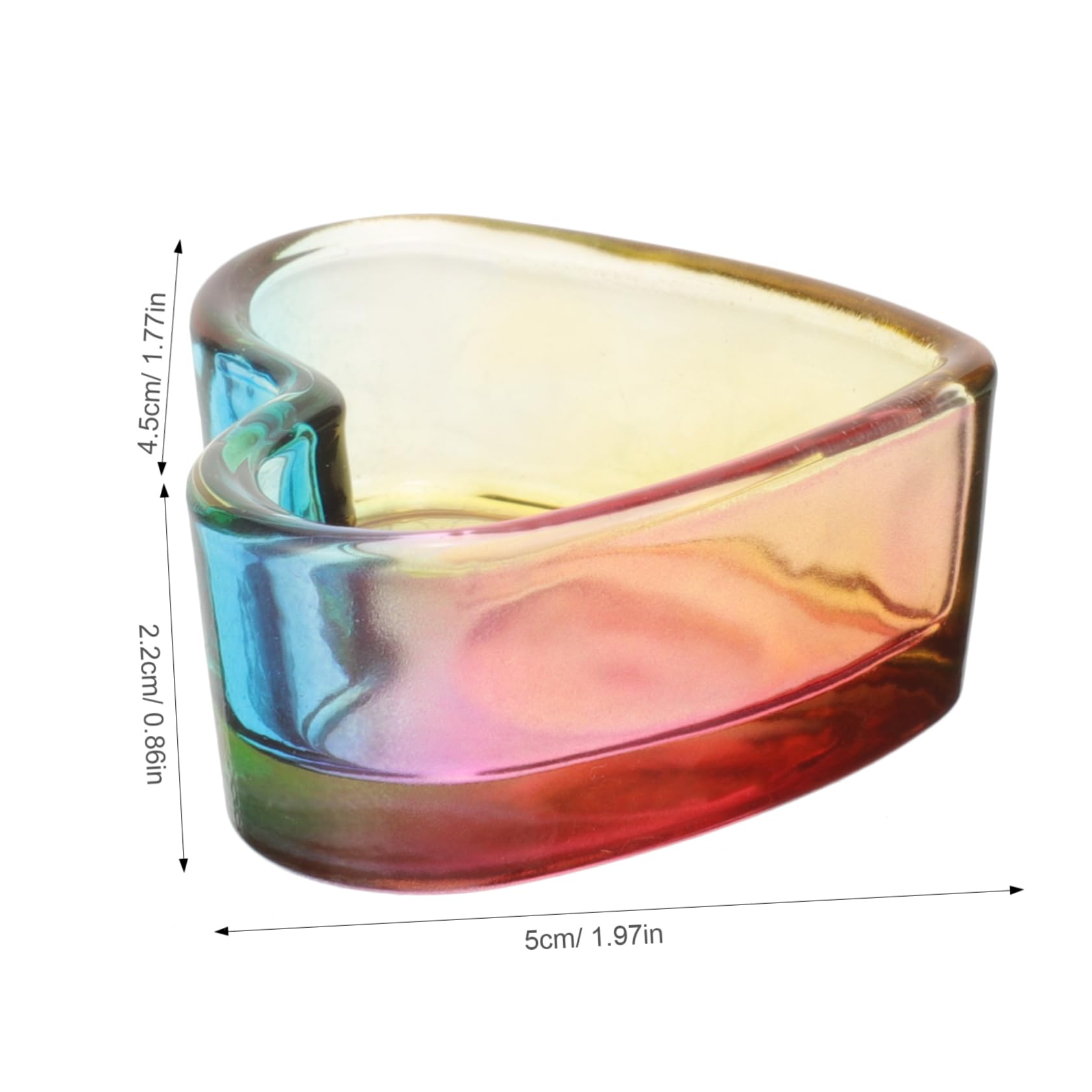 TOVINANNA Crystal Cup for Manicure Dish Nail Brush Decorative Nail Art Tool Acrylic