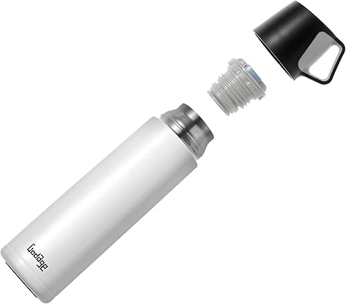 Miniatura 2 de GODAGE Termos de café de doble pared de acero inoxidable, botella al vacío, increíble efecto de retención de temperatura, para bebidas frías y