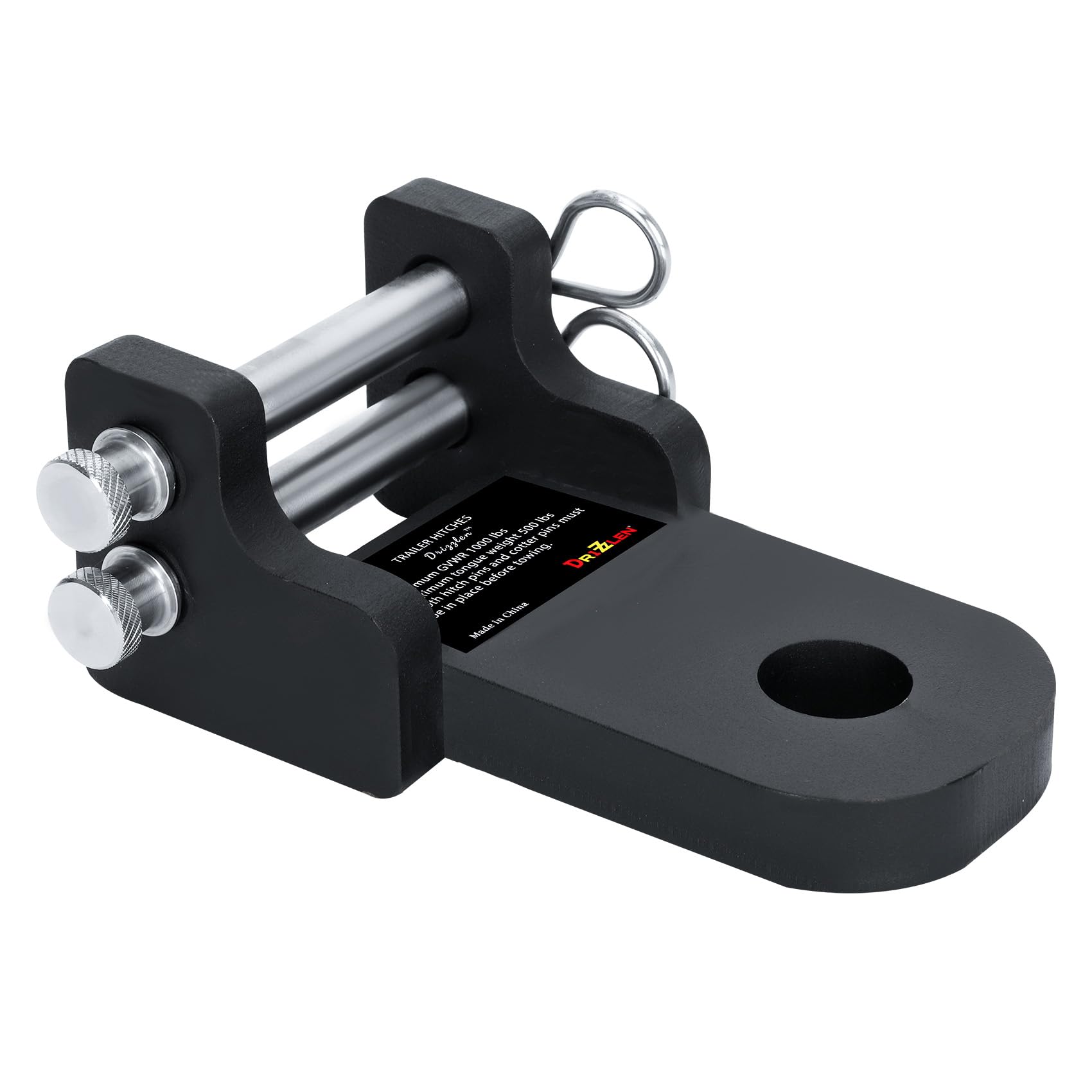 Photo 1 of Trailer Hitches Draw Bar Attachment for 2" Receiver-TS35100B-Heavy Duty Steel Trailer Hitchs,Suitable for Engineering,Agricultural,and Industrial Trailers,Quick Installation
