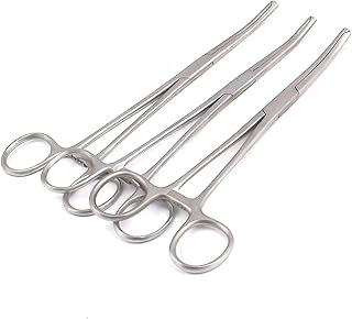 LAJA IMPORTS Set of 3 KOCHER HEMOSTAT Forceps Curved 8