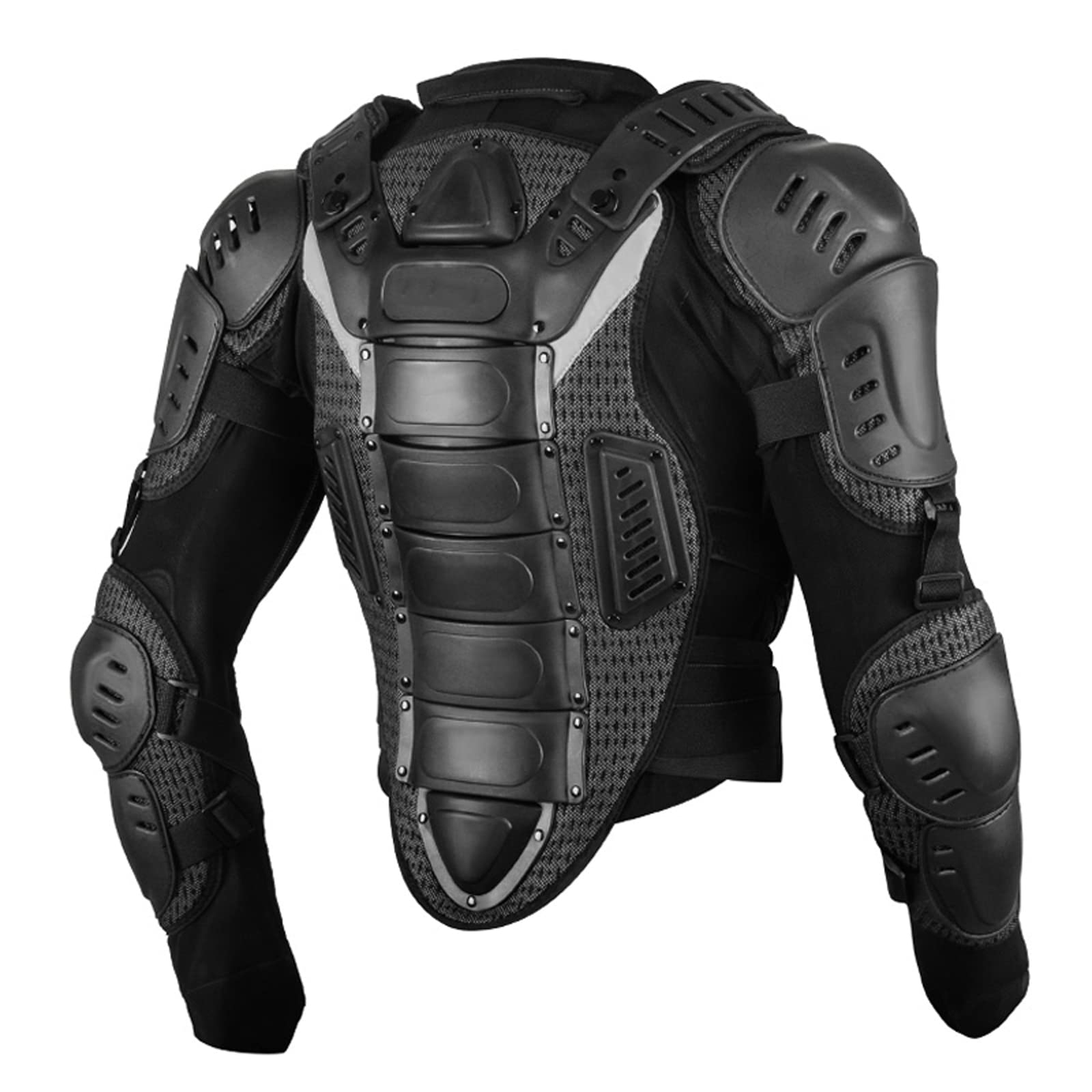 DZQUY Motorcycle Chest Protector Armor Back Protector Body Armor Off-Road Racing Vest Anti-Fall Comfortable And Breathable for Riding Skating Protective Gear,XXL