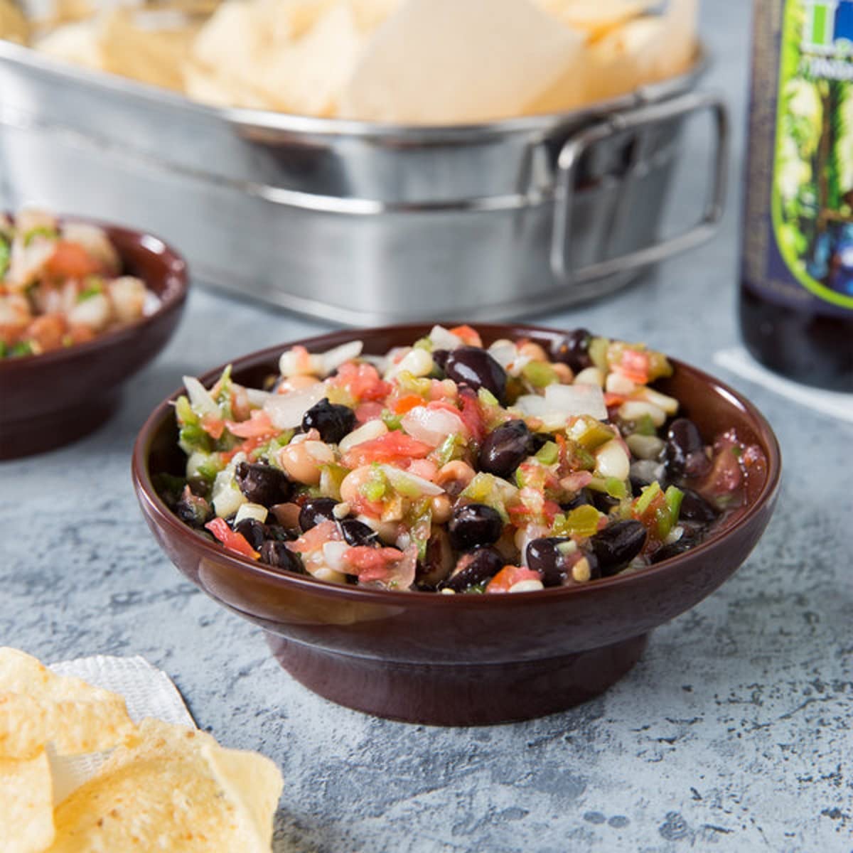 TrueCraftware- Set of 12 Salsa Dish 8 oz. Melamine Chocolate Color- Perfect for Salsa Guacamole Cheese Condiments Dipping Sauces Mexican Fiesta Serving Side Dish For Chip Dip Guac Pinch Condiments