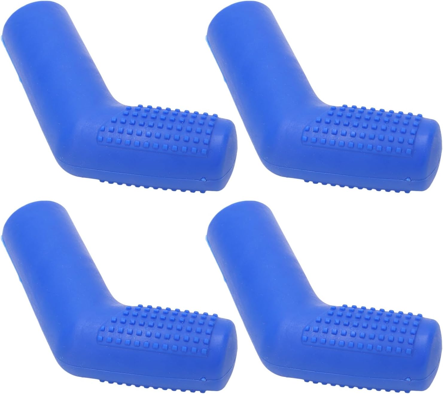 4PCS Motorcycle Gear Shift Lever Shoe Protector Rubber Anti Slip Universal for Street Dirt Bikes ATVs (Blue)