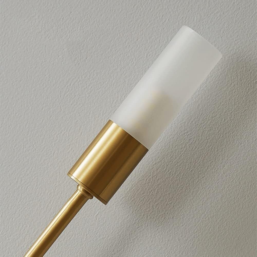 Applique da Parete Moderne della metà del secolo Lampada da toeletta da Bagno Vintage a 2 luci d Lampada da Parete lineare a LED Nera Lampada da Parete a Striscia Lunga per Camera da Letto Comodino