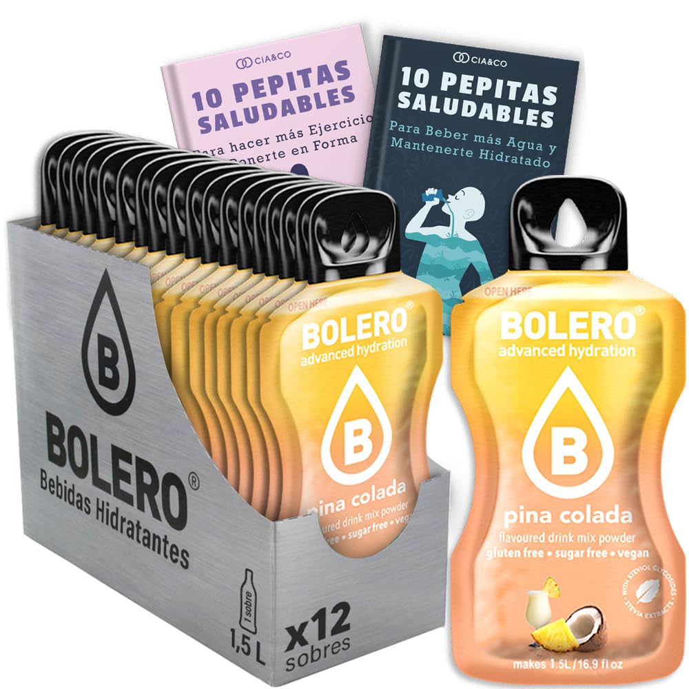 24 x Bebida Bolero COLA Hidratante Sin Azucar (24x9 grs) + 30 Pepitas Saludables para una vida más sana by Cia&Co — view 47