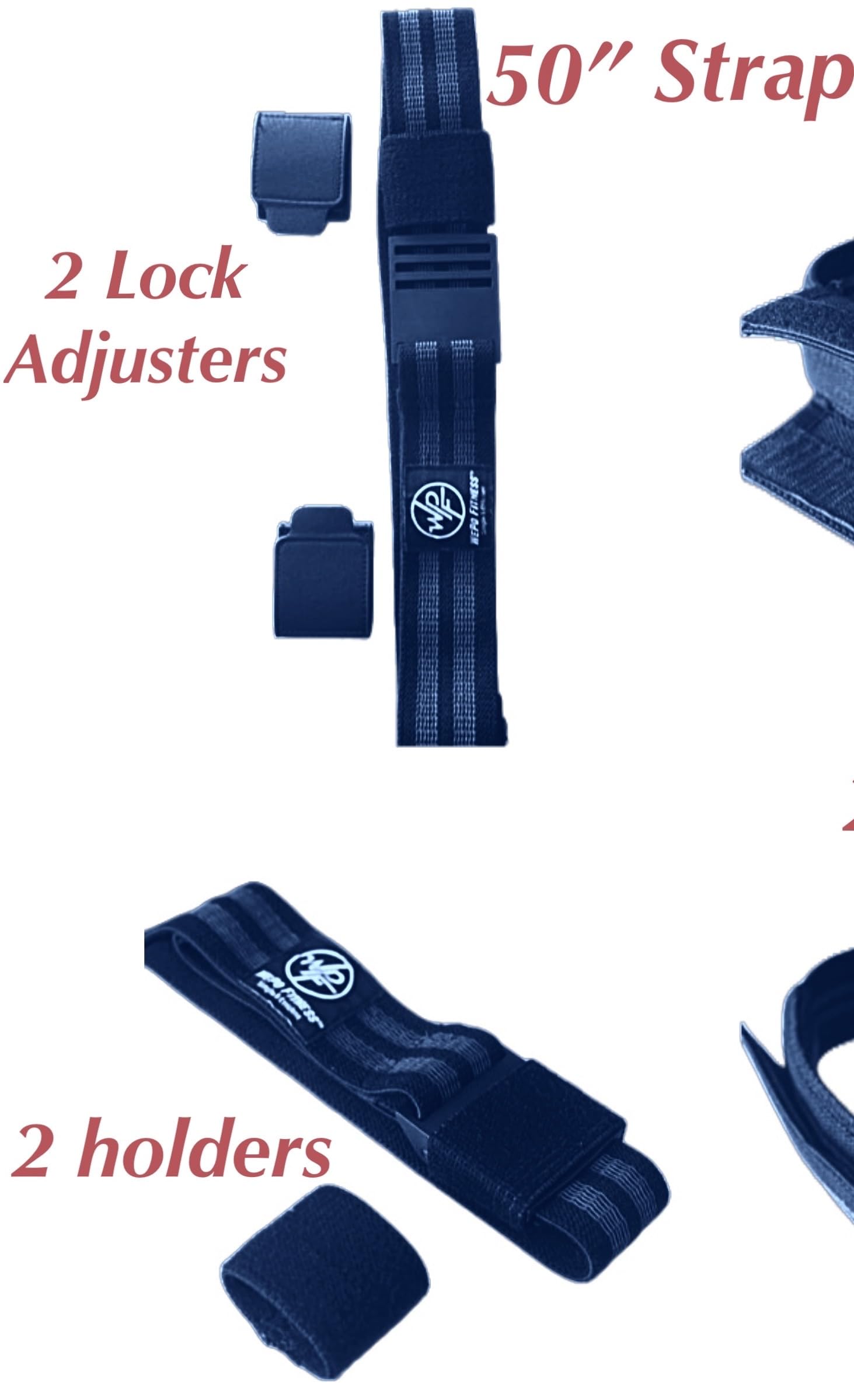 Sangle D'étirement Avec Boucles – Bande élastique Portable Pour Exercice – Équipement D'étirement De Fitness Pour Yoga, Pilates, Ballet, Physiothérapie – 11 Boucles