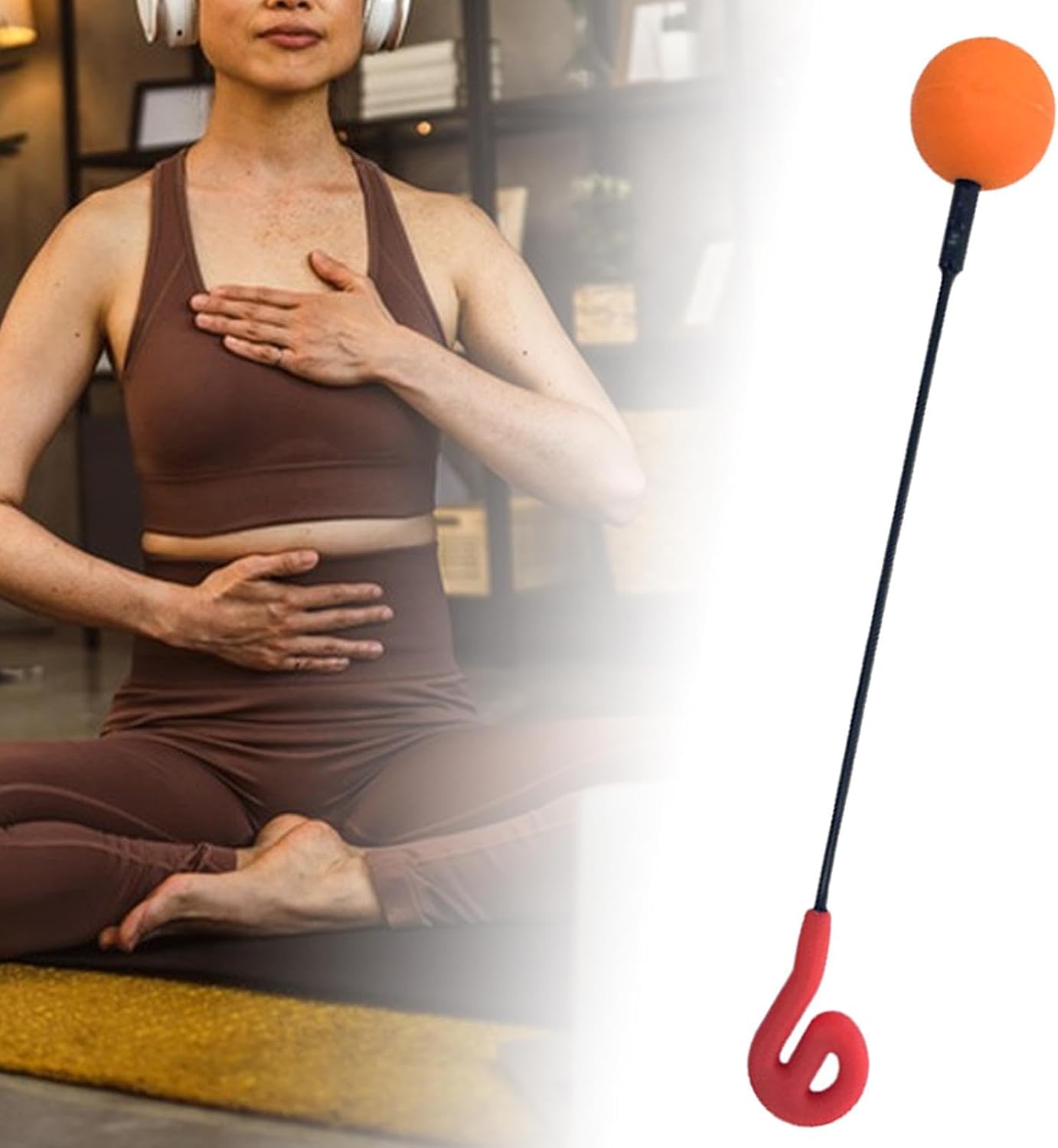 Friction Gong Mallet Whales Sound Mallet Atmospheric Sound Effects Friction Mallet Drum Stick for Playing Players Meditation, 1Pcs