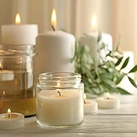 Vista 5 de KEYWING 2oz Small Glass Jars with Black Lids, 35 Pack Clear Round Glass Cosmetic Jars with Inner Liners for Lotions, Powders and Ointments