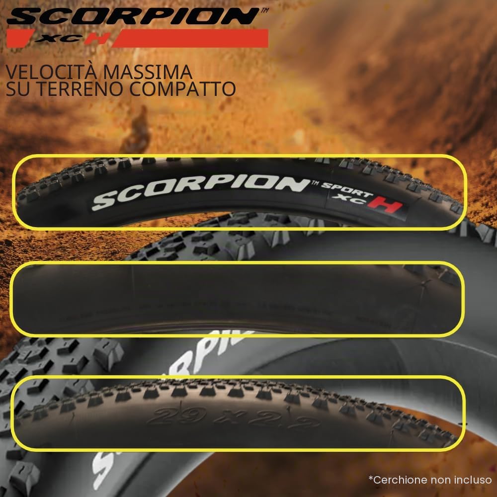 Pirelli Scorpion™ Sport XC H Tubeless 29´´ X 2.2 MTB Tyre 29´´ x 2.2
