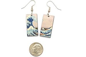 Dunitz & Company: Anime Jewelry - Capture Japanese Masterpieces with Blue Wave Earrings
