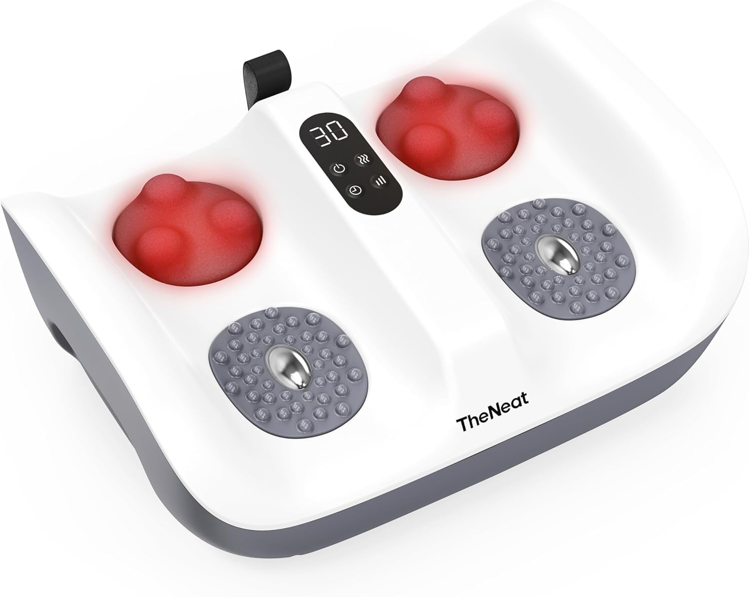 TheNeat Massage Pieds avec Chaleur, Vibration, Shiatsu des Pieds et Mollets, Massage par Pétrissage, Masseur Pied pour la Maison, le Bureau et Comme Cadeau, 2 Vitesses, NeatVibe