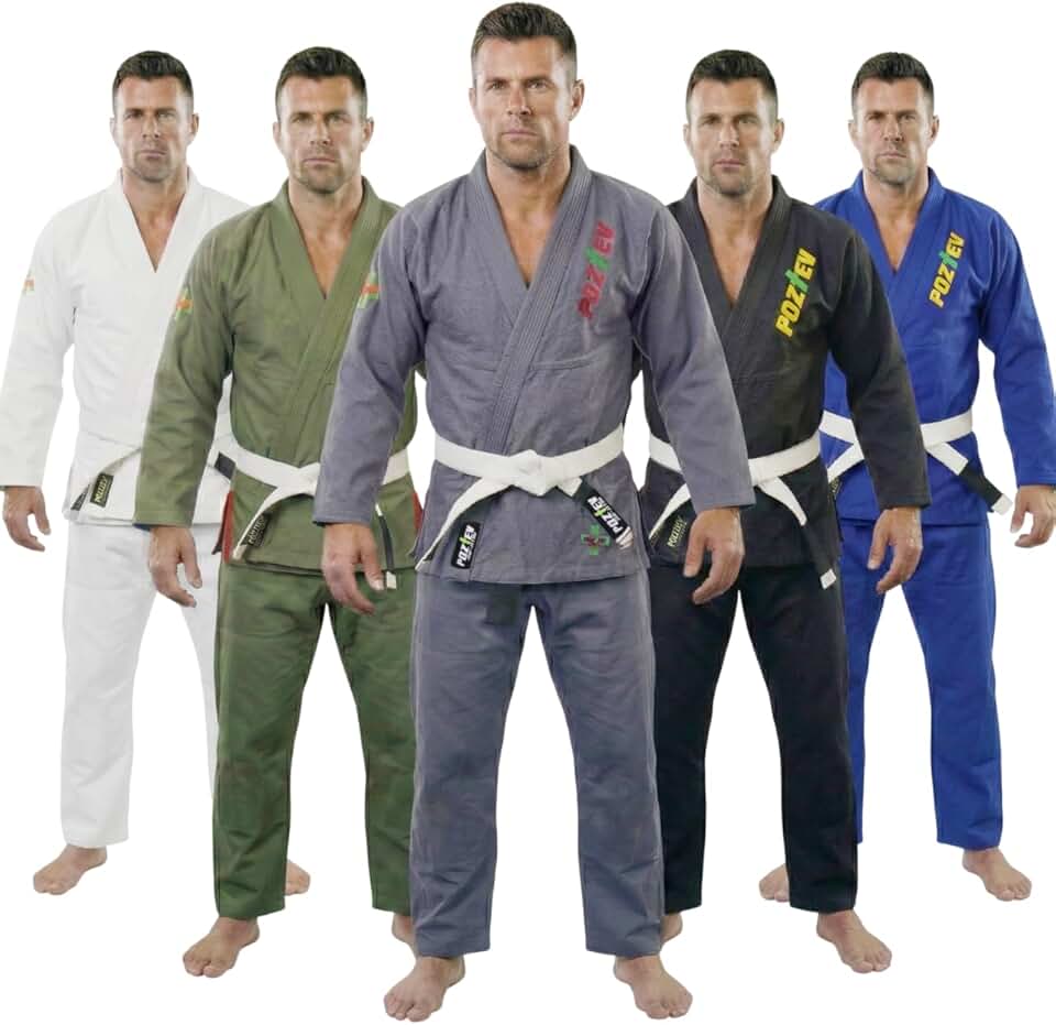 Quimonos Brazilian Jiu Jitsu Gi para homens e mulheres BJJ Gi Grappling Kimonos tecido leve pré-encolhido uniforme de artes marciais