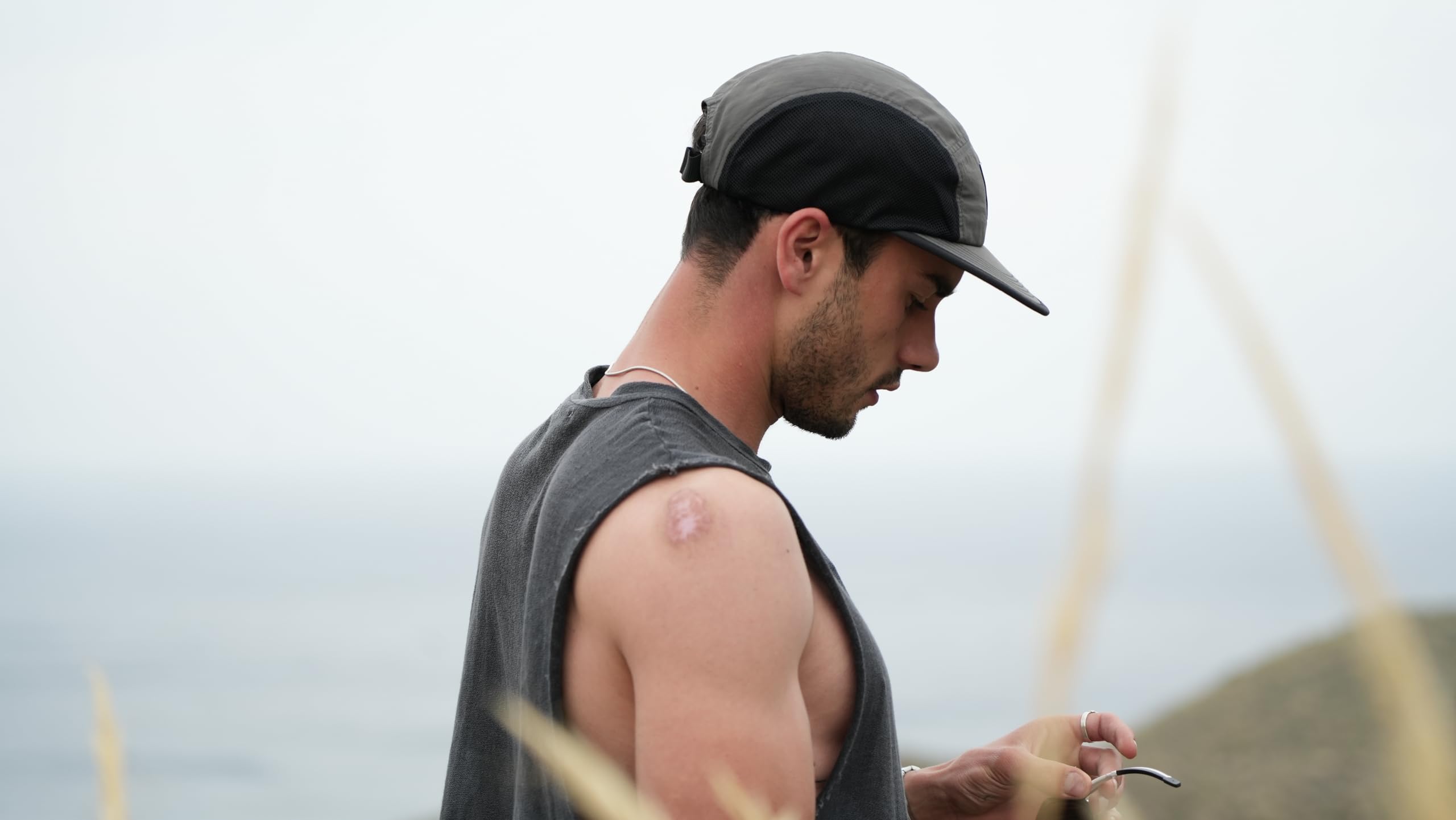 Surf Monkey Casquette 5 panneaux Sport - Running - Polyester recyclé - Waterproof - Fluorine-Free DWR - Adulte