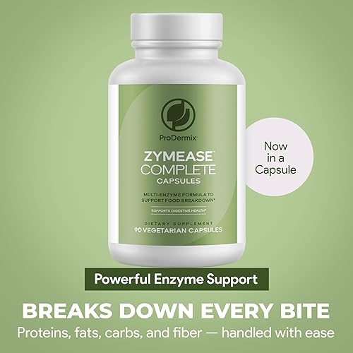 Miniatura 2 de ZymEase - Cápsulas completas de fórmula de múltiples enzimas para la comodidad de la salud digestiva, probióticos para la digestión y descomposición