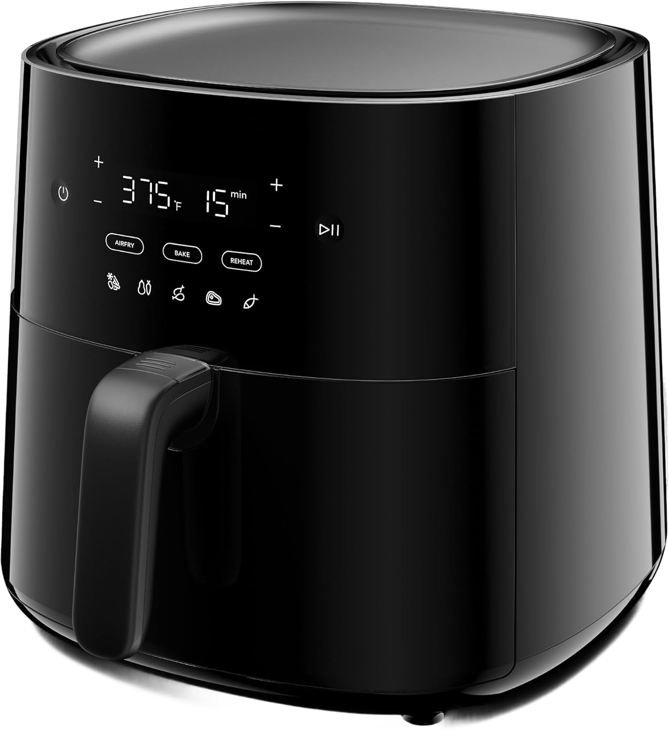 Frigidaire 3-in-1 Air Fryer, Large 5.3 QT Capacity, Digital Display, 3 Cooking Modes, 5 Recipe Prese