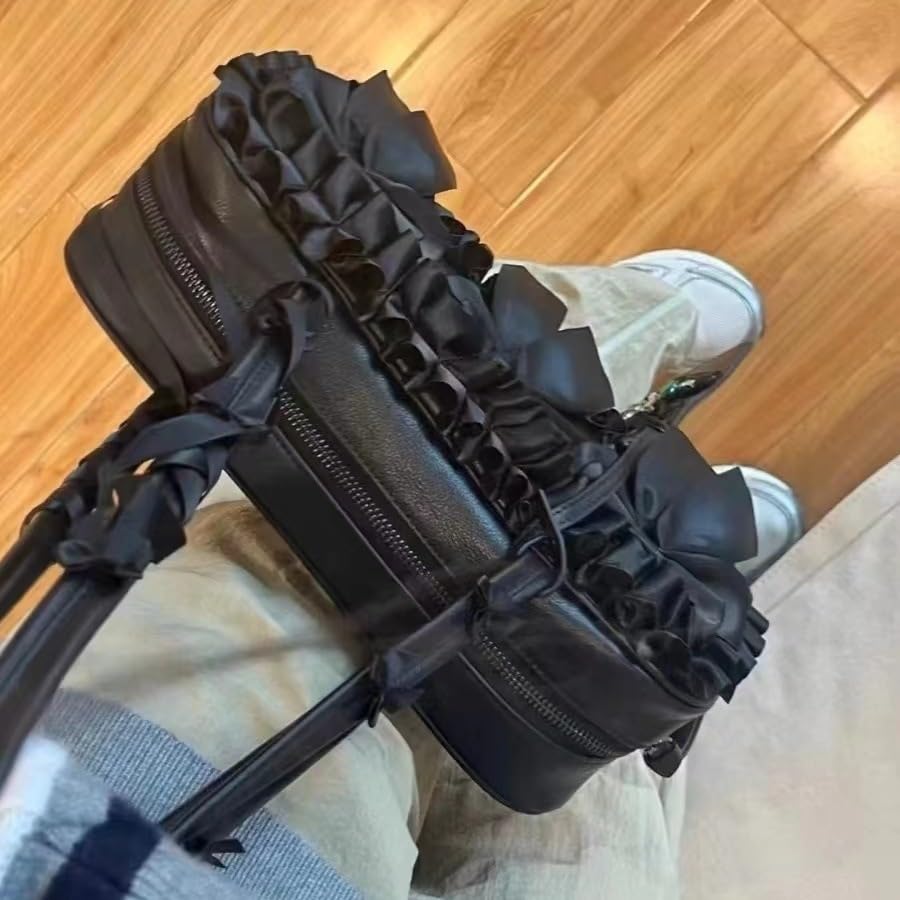 Versatile Bow Underarm Tote Bag - Folding Handheld Shoulder Commuter Bag for Women4