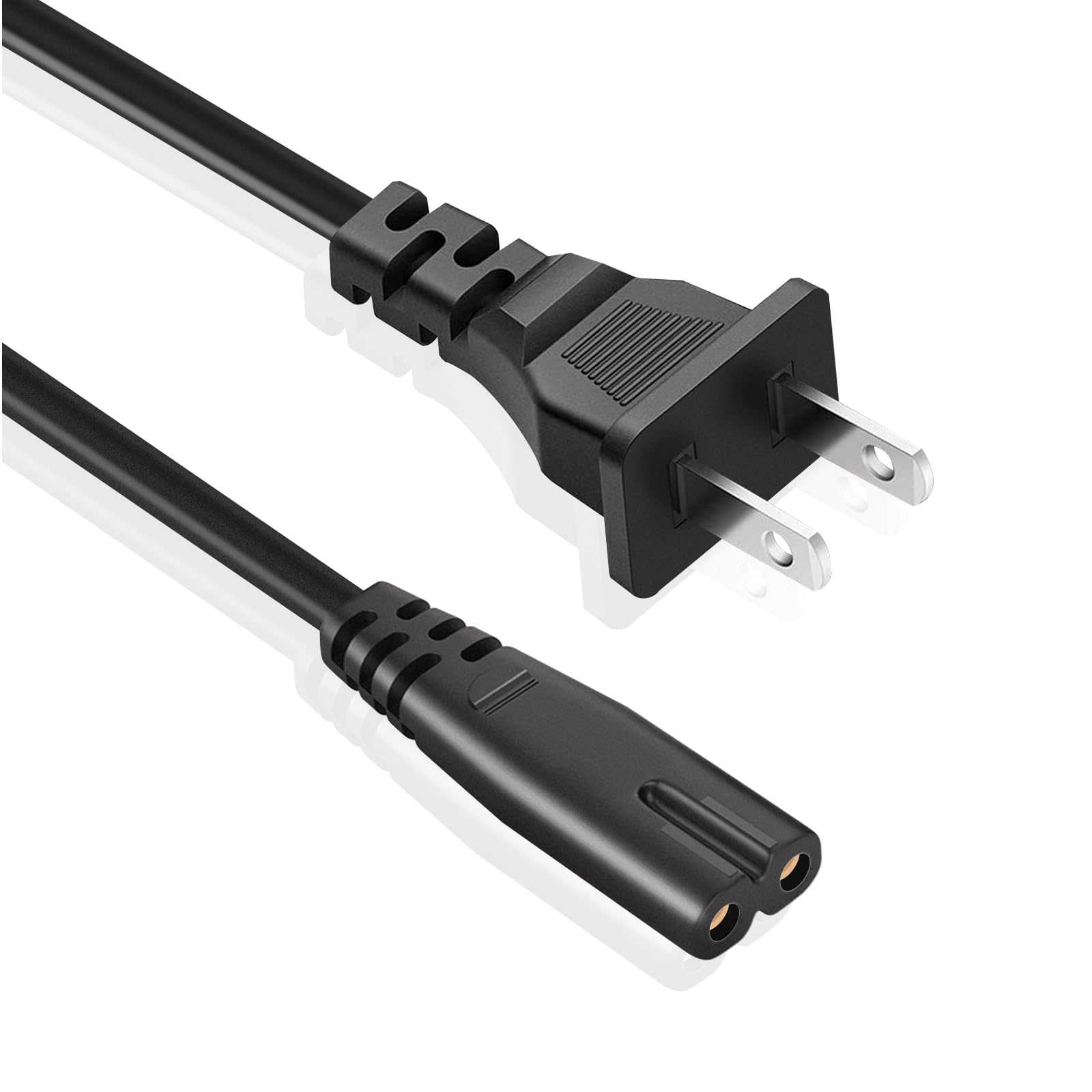 Amazon.com: 2 Prong AC ICE 7 Figure-8 Power Cord for Xbox One X S