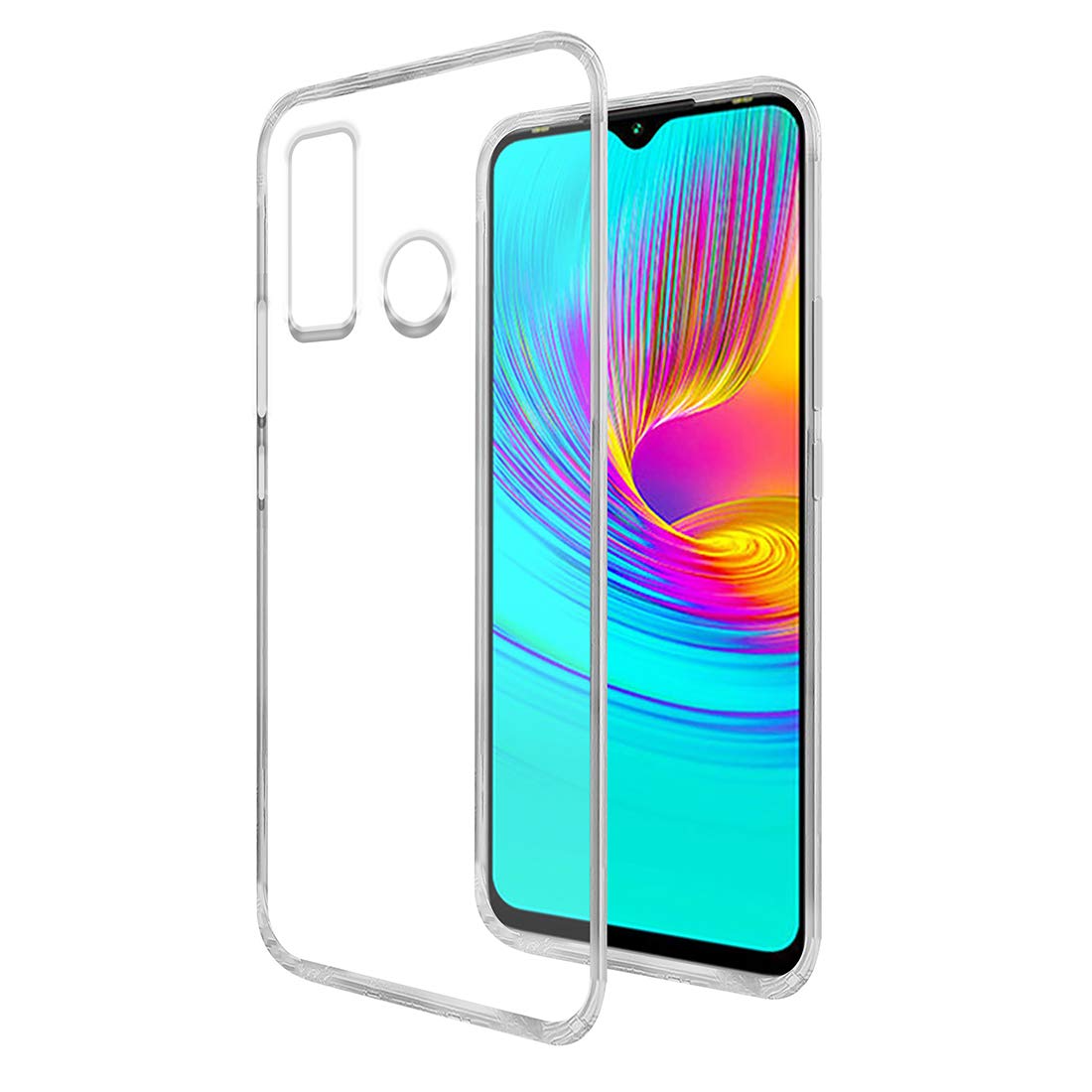 Amazon Brand - Solimo Mobile Cover for Infinix Smart 4 Plus (Soft & Shockproof Back Case with inbuilt Cushioned Edges), Transparent (B08C5WKNQV) Amazon Price History, Amazon Price Tracker