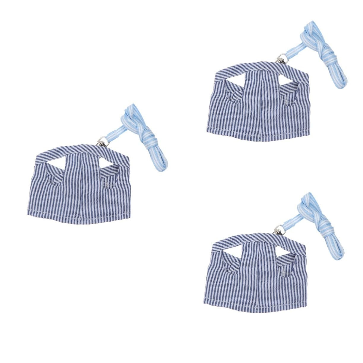 SUPVOX 3pezzi Pettorina e Guinzaglio Regolabili Per Blu Per Porcellini Conigli Criceti e Furetti s Accessori Per All